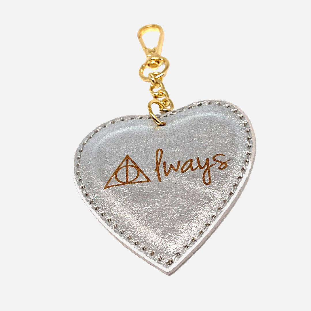 Portachiavi Heart – Argento & Dettaglio Dorato